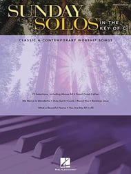 Sunday Solos in the Key of C piano sheet music cover
